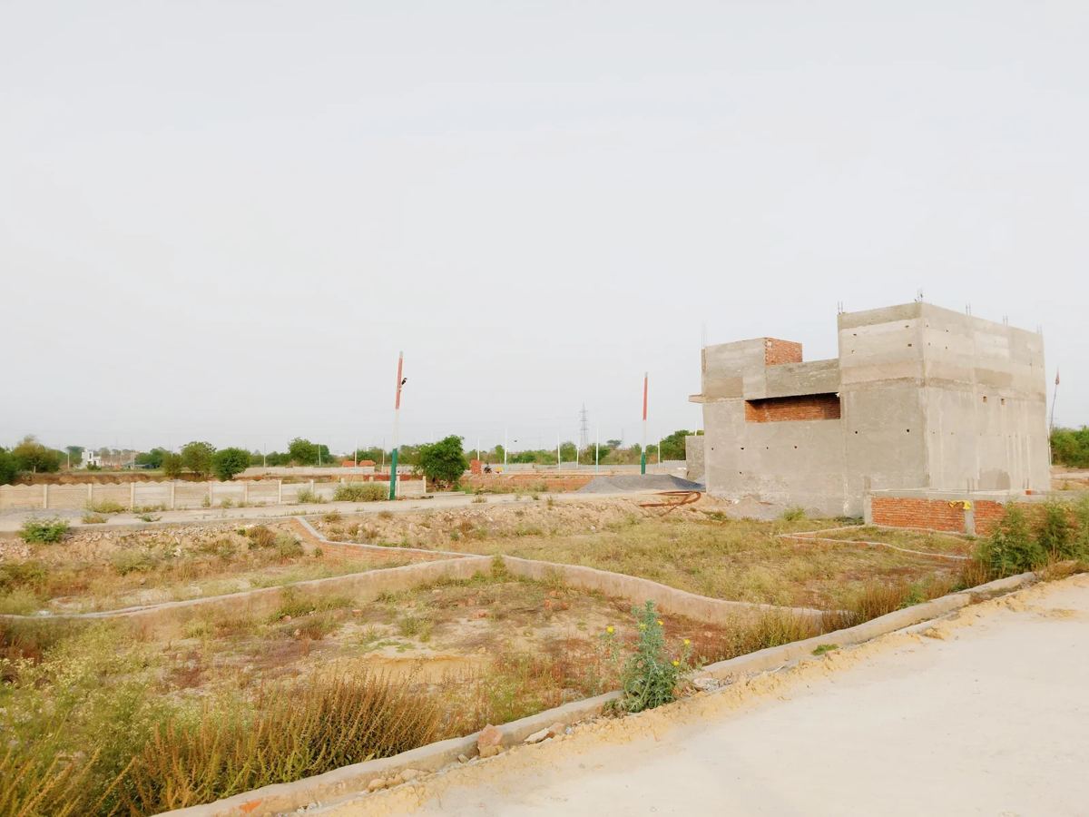 Residential plot area